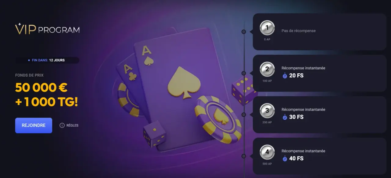 Statut VIP SpinAura Casino